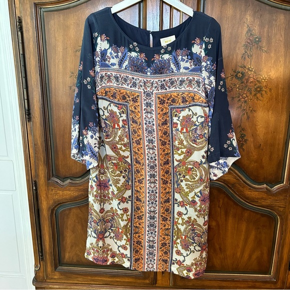 Maeve by Anthropologie~ Barcelona Silk Dress in size 6 - Picture 13 of 14